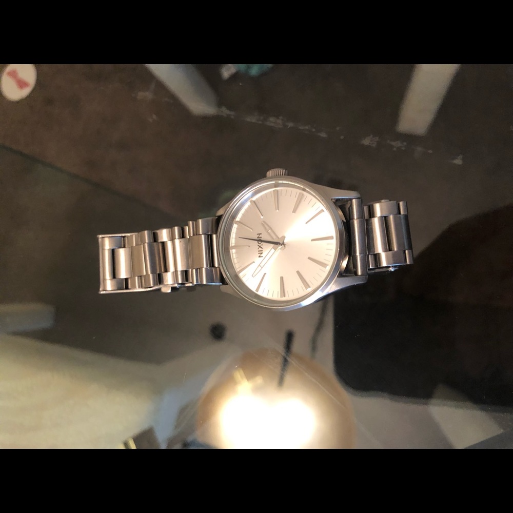Silver Nixon Watch